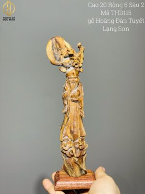 tượng cụ thọ gỗ hoàng đàn