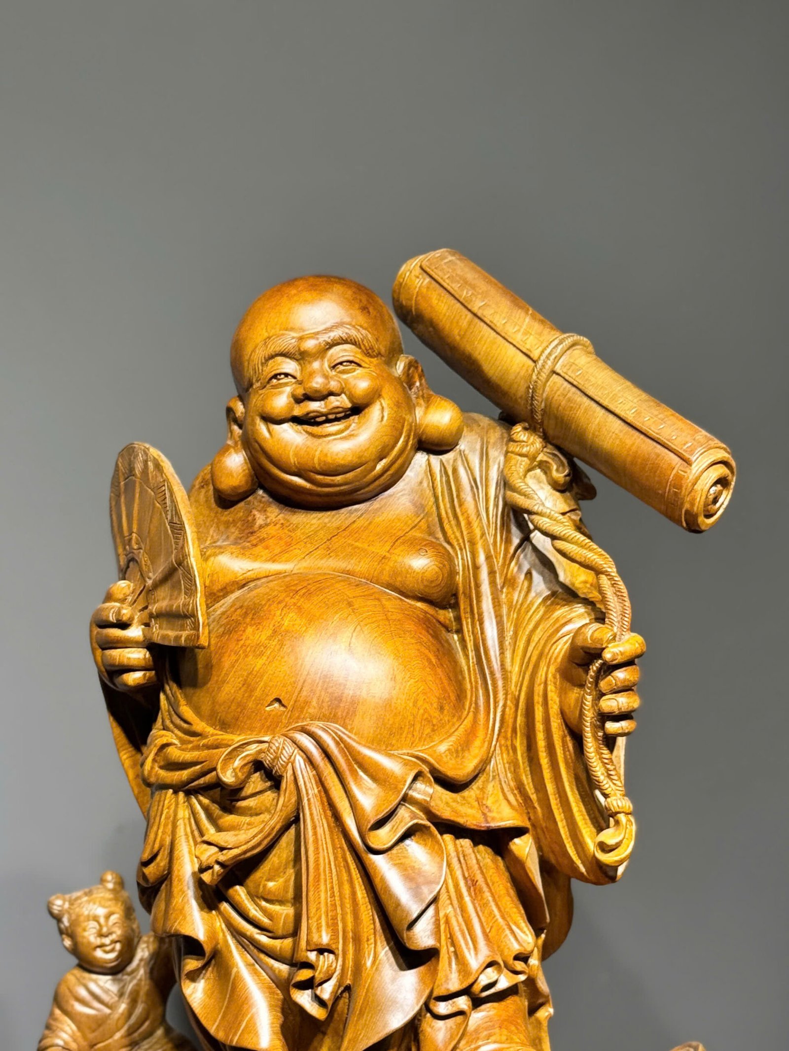 Tượng Di Lặc Đứng Tam Phúc TDL816